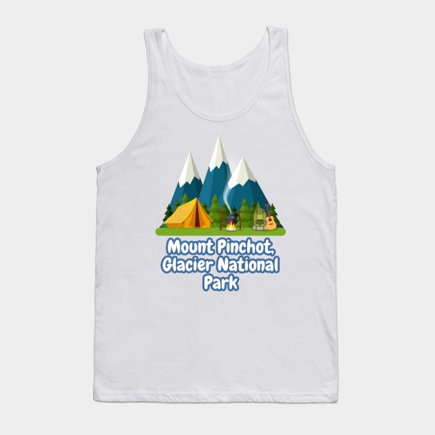 Mount Pinchot, Glacier National Park Tank Top by Canada Cities